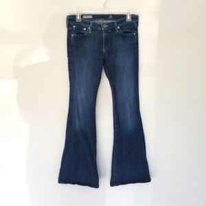 Adriano goldschmied  "the Belle petite" dark wash flare jeans